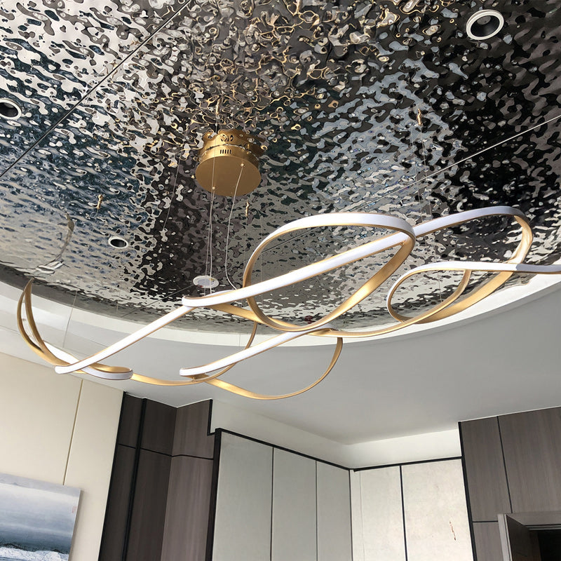 CARSTEN Linear Chandelier by Lampadom - top view