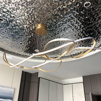 CARSTEN Linear Chandelier by Lampadom - side view