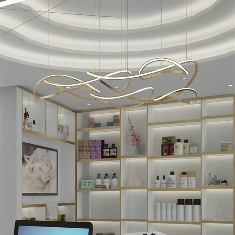 CARSTEN Linear Chandelier by Lampadom - scale reference