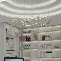 CARSTEN Linear Chandelier by Lampadom - scale reference