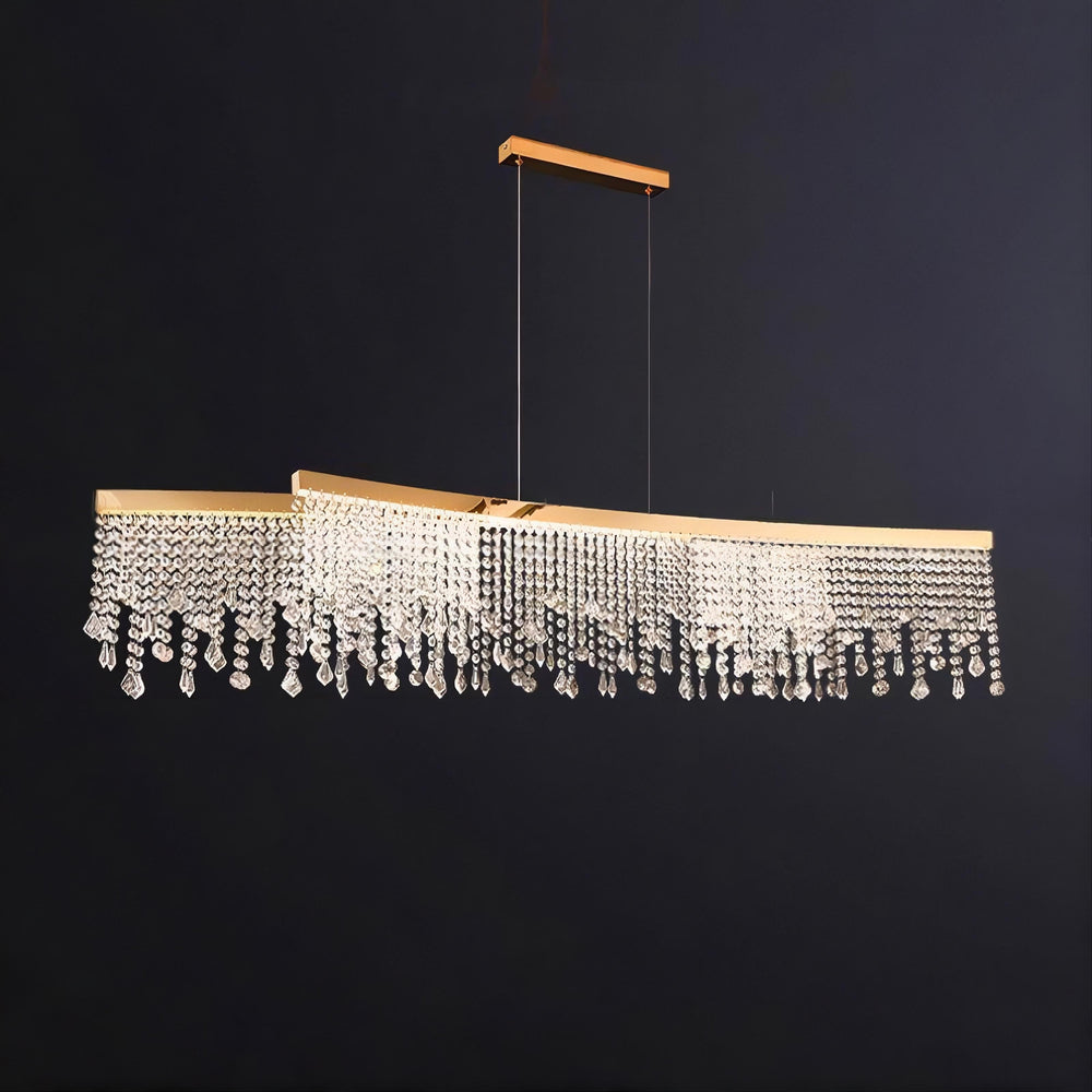 CASSANDRA Linear Chandelier by Lampadom - detail view