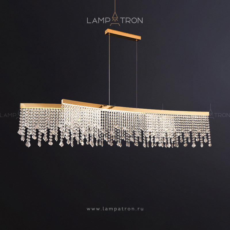 CASSANDRA Linear Chandelier by Lampadom - ambient shot