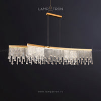CASSANDRA Linear Chandelier by Lampadom - ambient shot