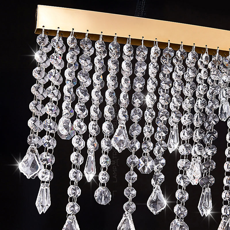 CASSANDRA Linear Chandelier by Lampadom - detail view