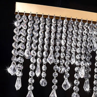 CASSANDRA Linear Chandelier by Lampadom - side view