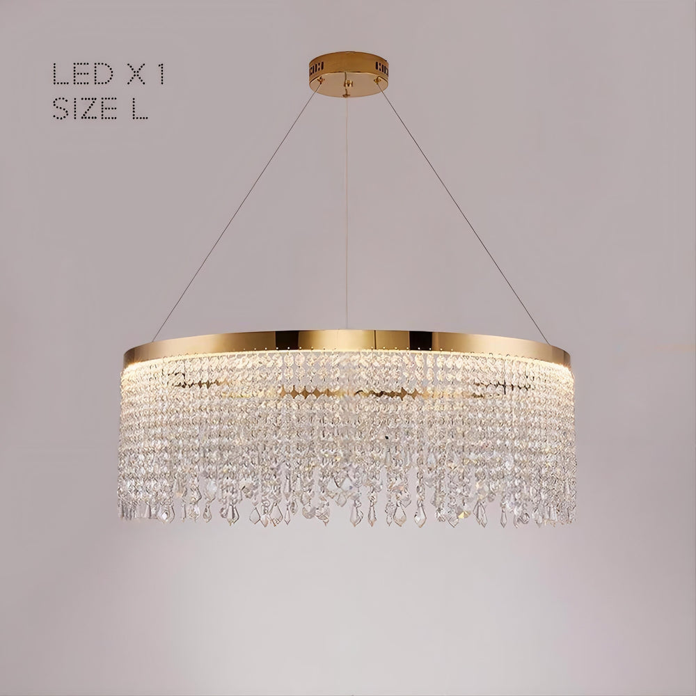 CASSANDRA Ring Chandelier by Lampadom - scale reference