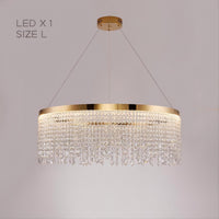 CASSANDRA Ring Chandelier by Lampadom - scale reference