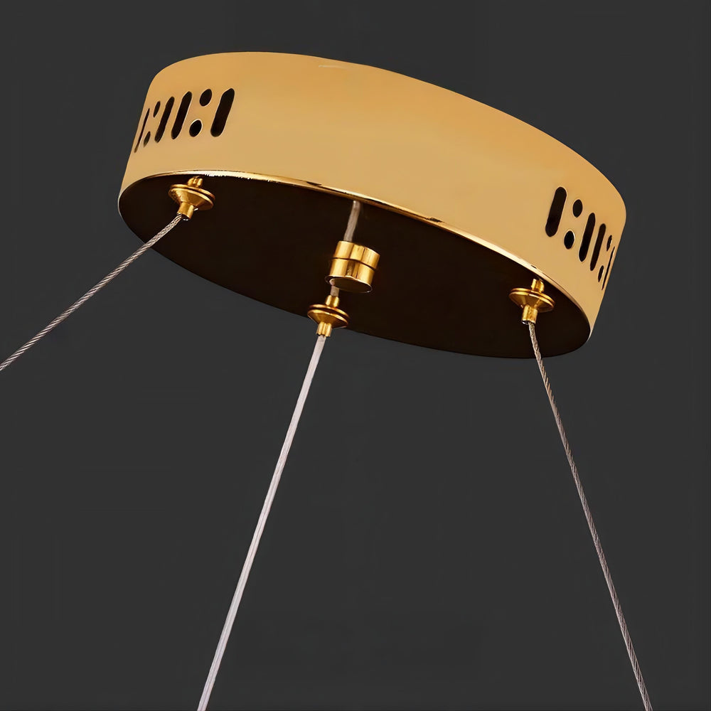 CASSANDRA Ring Chandelier by Lampadom - side view