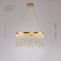 CASSANDRA Ring Chandelier by Lampadom - side view