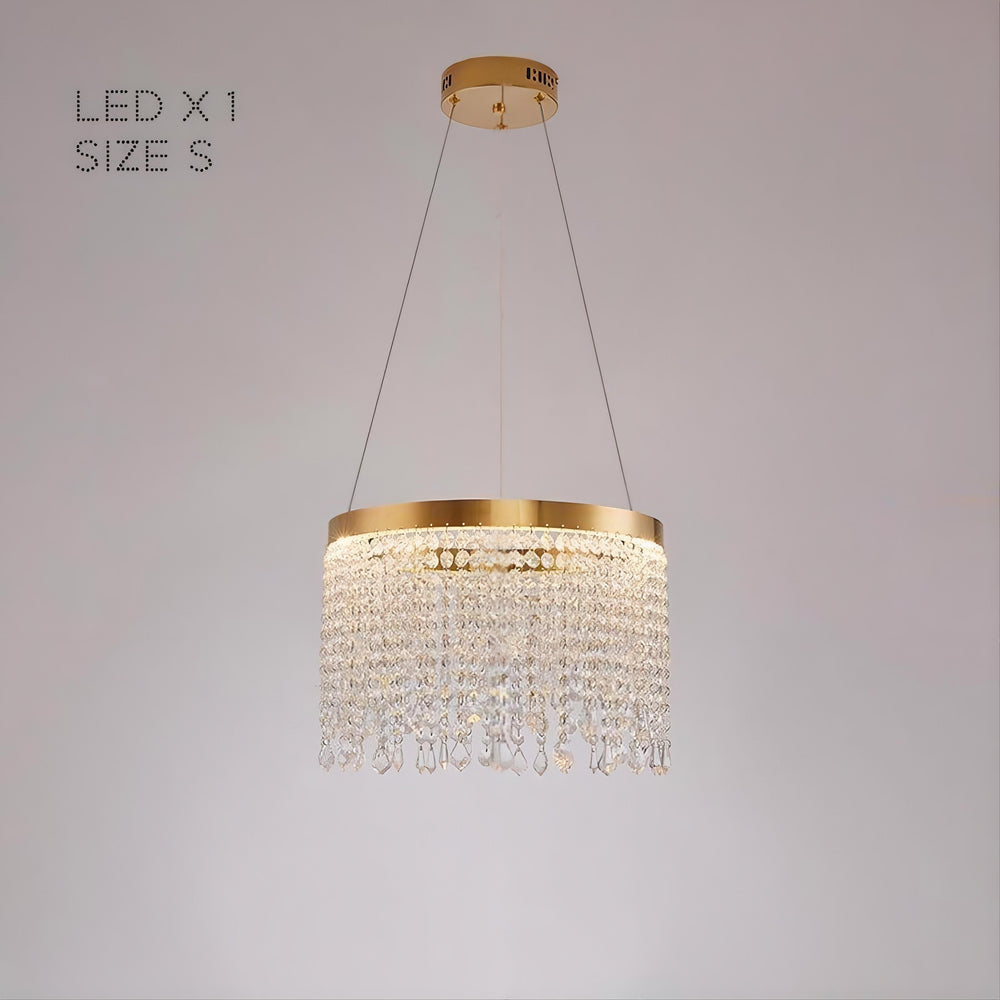 CASSANDRA Ring Chandelier by Lampadom - close-up