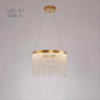 CASSANDRA Ring Chandelier by Lampadom - close-up