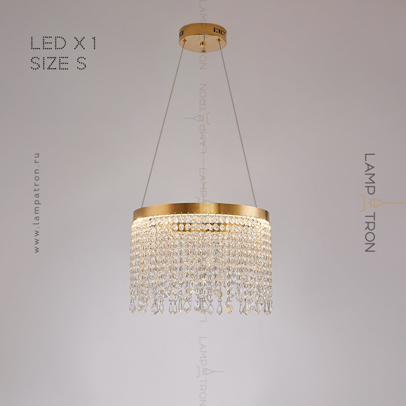 CASSANDRA Ring Chandelier by Lampadom - angle view