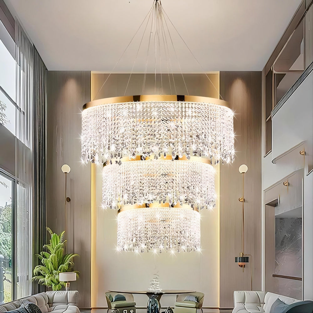 CASSANDRA Ring Chandelier by Lampadom - scale reference