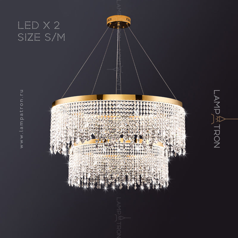 CASSANDRA Ring Chandelier by Lampadom - detail view