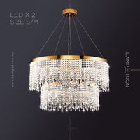 CASSANDRA Ring Chandelier by Lampadom - detail view