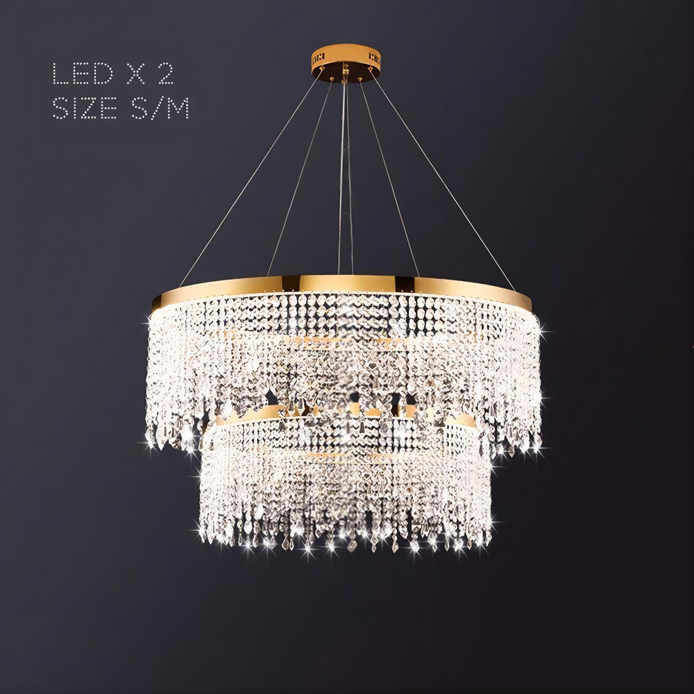 CASSANDRA Ring Chandelier by Lampadom - ambient shot