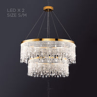 CASSANDRA Ring Chandelier by Lampadom - scale reference