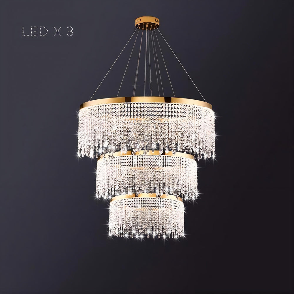 CASSANDRA Ring Chandelier by Lampadom - top view