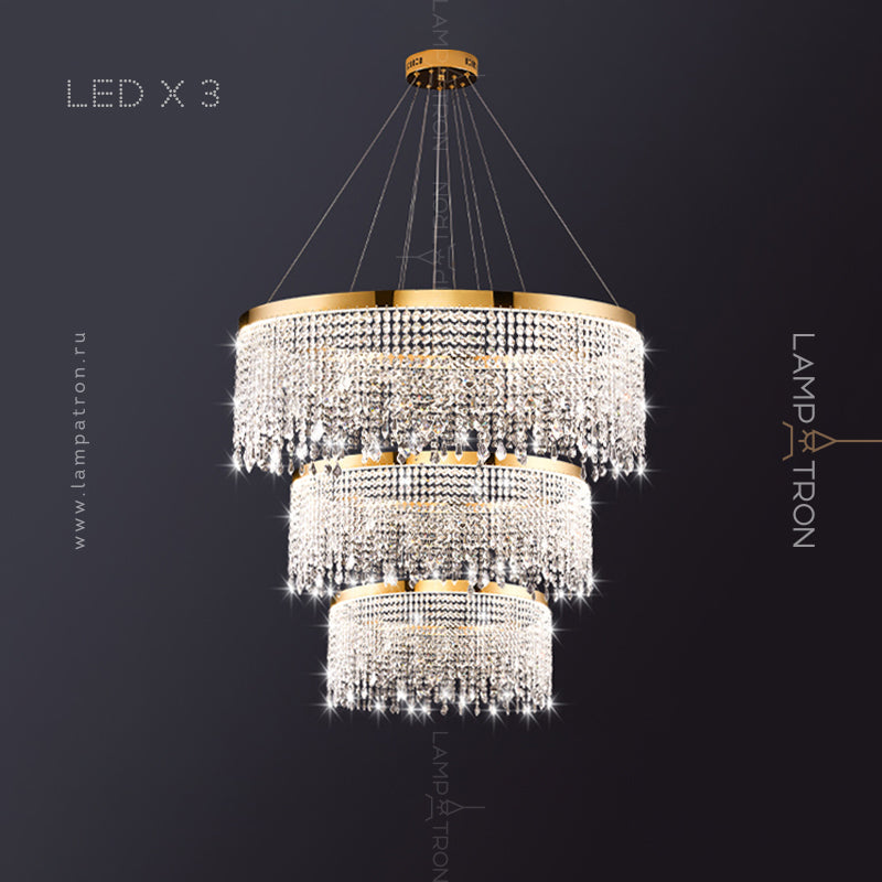 CASSANDRA Ring Chandelier by Lampadom - ambient shot