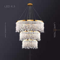 CASSANDRA Ring Chandelier by Lampadom - ambient shot
