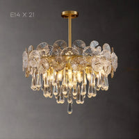 CATARINA Chandelier by Lampadom - scale reference