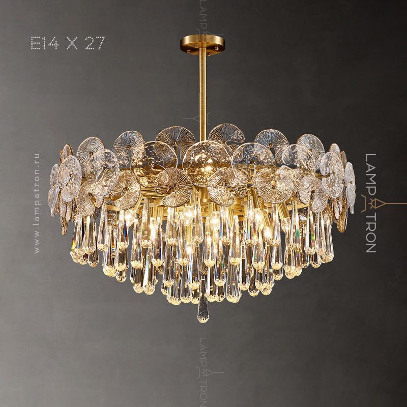 CATARINA Chandelier by Lampadom - side view