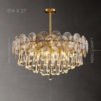 CATARINA Chandelier by Lampadom - side view