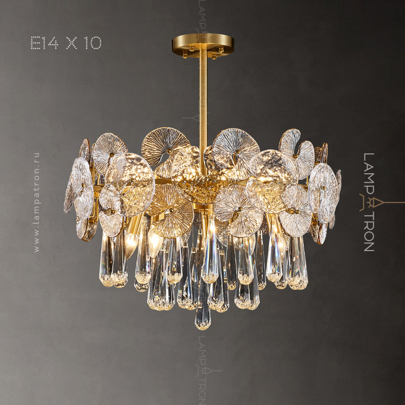 CATARINA Chandelier by Lampadom - top view