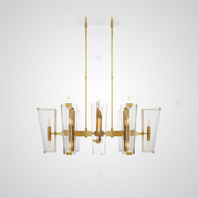 CATLIN Linear Chandelier by Lampadom - close-up