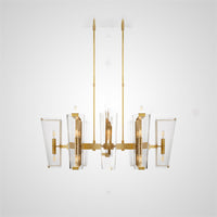 CATLIN Linear Chandelier by Lampadom - close-up