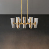 CATLIN Linear Chandelier by Lampadom - side view