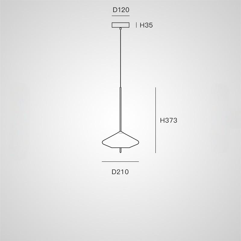 CEDRIC pendant by Lampadom - detail view