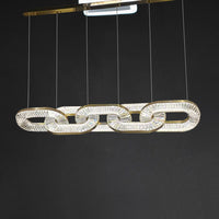 CELEBRATE Linear Chandelier by Lampadom - scale reference