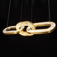 CELEBRATE Linear Chandelier by Lampadom - scale reference