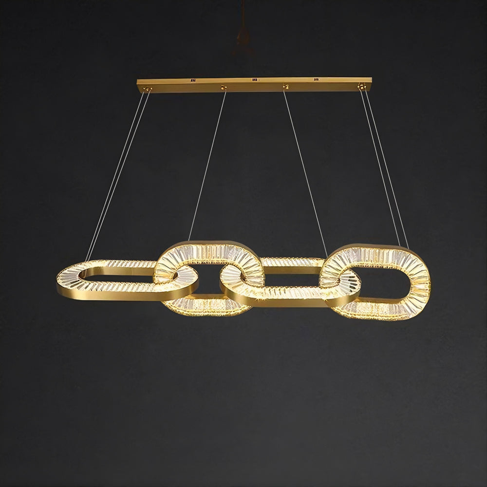 CELEBRATE Linear Chandelier by Lampadom - ambient shot