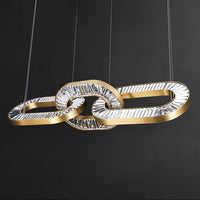 CELEBRATE Linear Chandelier by Lampadom - detail view