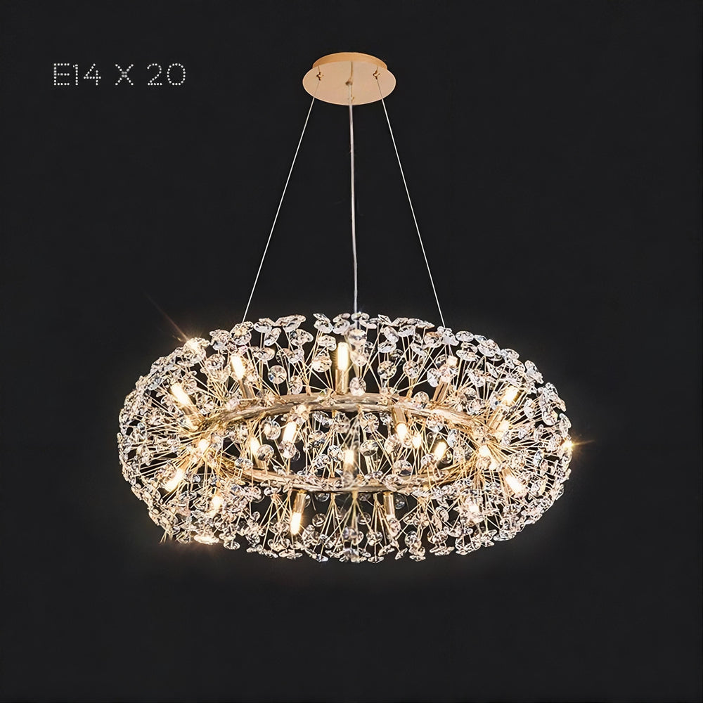 CELEBRITY Chandelier by Lampadom - angle view