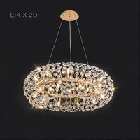 CELEBRITY Chandelier by Lampadom - angle view