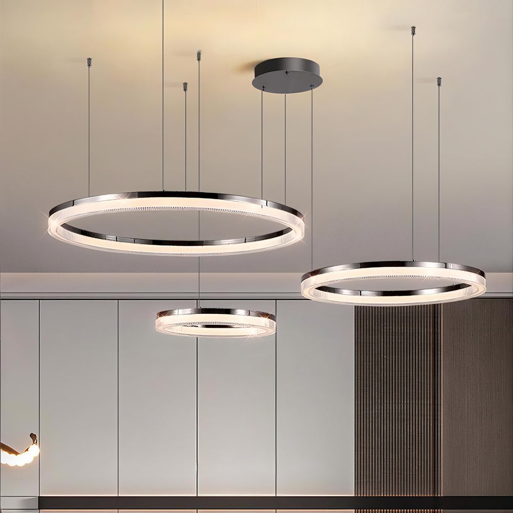 CELLA COMBO Ring Chandelier by Lampadom - top view