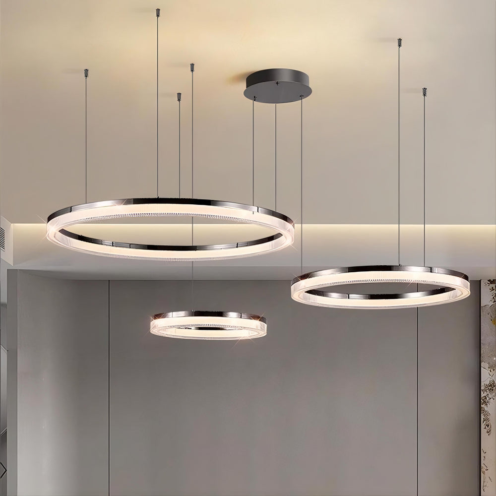 CELLA COMBO Ring Chandelier by Lampadom - angle view