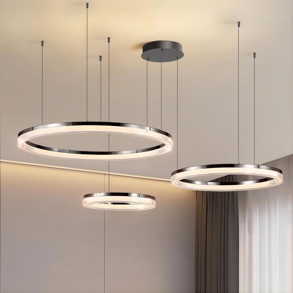 CELLA COMBO Ring Chandelier by Lampadom - ambient shot