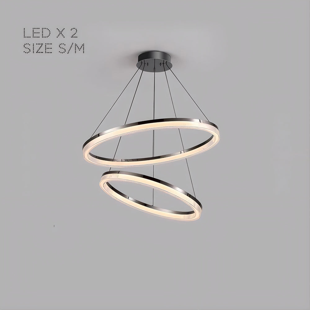 CELLA Ring Chandelier by Lampadom - top view