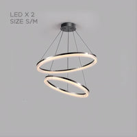 CELLA Ring Chandelier by Lampadom - top view