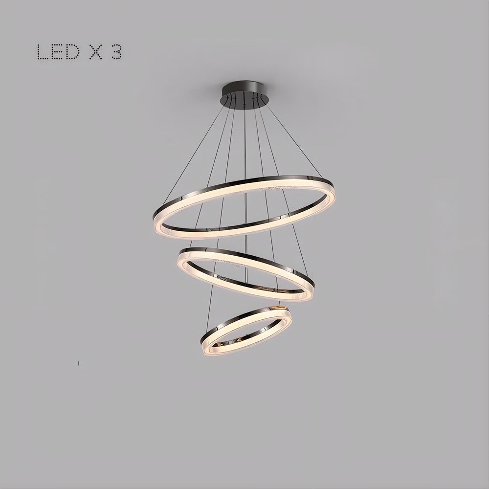 CELLA Ring Chandelier by Lampadom - angle view