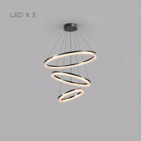 CELLA Ring Chandelier by Lampadom - angle view
