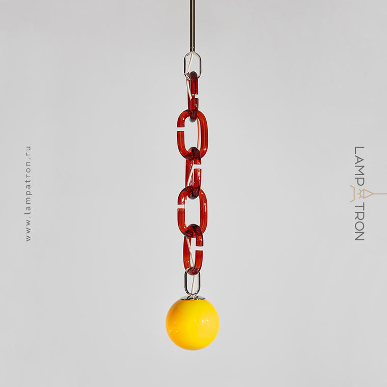 CHAIN Pendant by Lampadom - scale reference