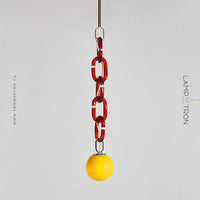 CHAIN Pendant by Lampadom - scale reference