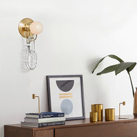 CHAIN Wall Light by Lampadom - side view