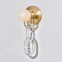 CHAIN Wall Light by Lampadom - top view