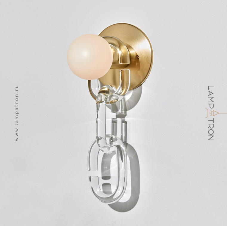 CHAIN Wall Light by Lampadom - detail view